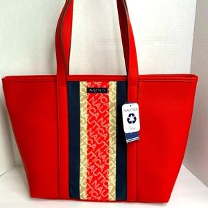 New Red and Blue Nautica Tote Bag